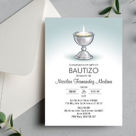 Baptism med baptism av baptism hos bautizo minimal inbjudningar