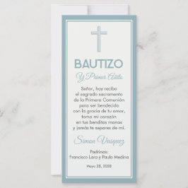 Baptism och första födelsedag - minsta bokmärke