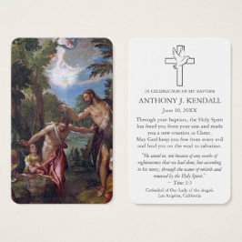 Baptism Prayer | Kristi doftning Visitkort