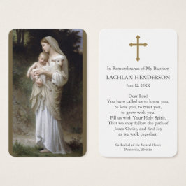 Baptism Prayer | OSKULD Visitkort