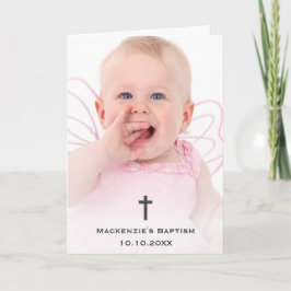 Baptism Religiösa Christunion Christian Tack Kort