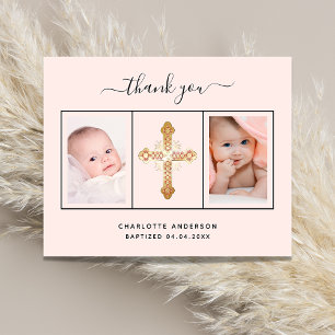 Baptism - rosa fotobudget tack vare ditt kort