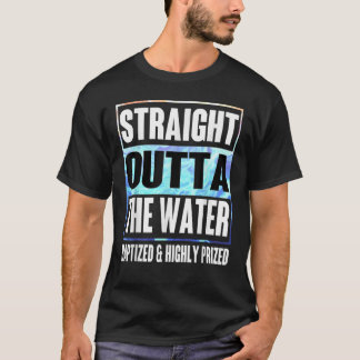 Baptism Shirt Vuxnas Kids Funny Outta Vatten Tee G