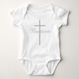 Baptism Silver Guld Kor Baby Shirt T Shirt