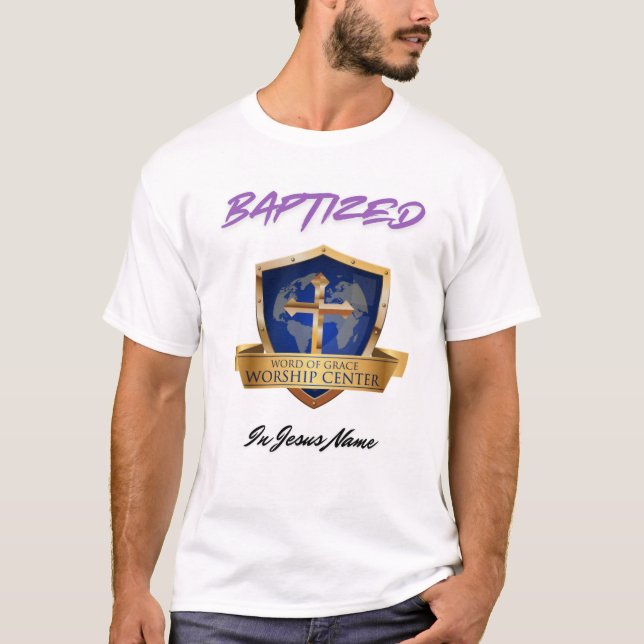 Baptism T Shirt (Framsida)