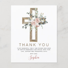 Baptism Tack Dusty Rosa ros Christian