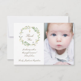 Baptism - tack för att du bjudit in grönt andnings inbjudningar