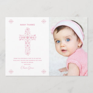 Baptism, tack för ditt kort med foto