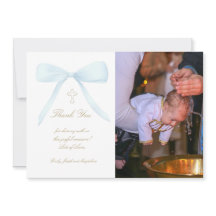 Baptism tack vare fotoblå båge