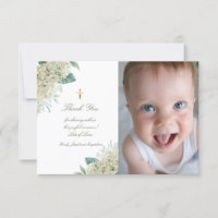Baptism tack vare vita blommor
