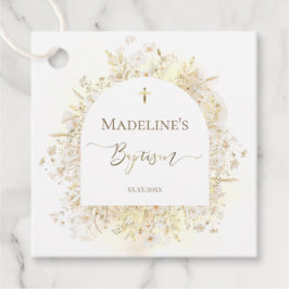 Baptism thank you gåvor etiketter