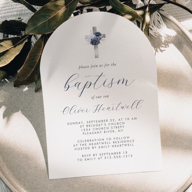 Baptism vid Baptism vid Silver Kor Inbjudningar (Skapare uppladdad)