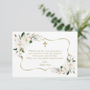 Baptism vid Blommigten Guld Ram Kor vid Vita Magno Tack Kort