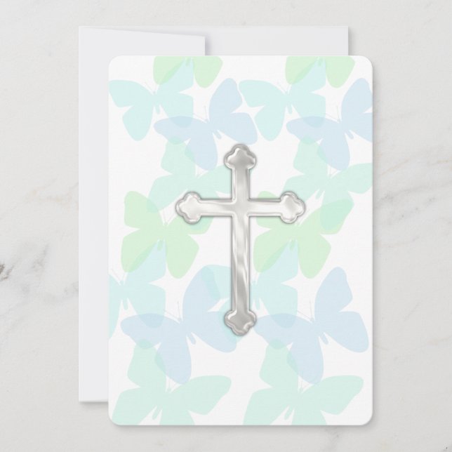 Baptism vid inbjudan/första samhörighet/bekräftels inbjudningar (Framsida)