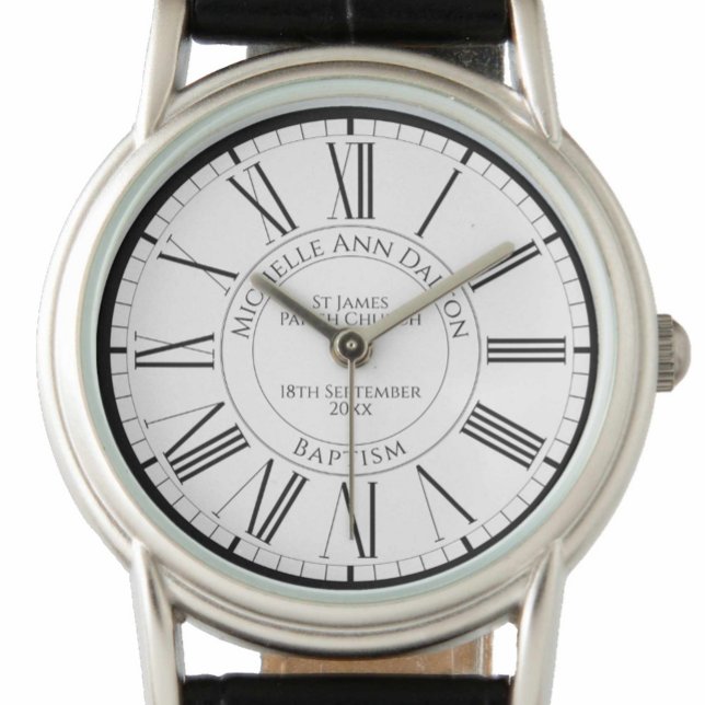 Baptism vid kyrkans Personlig Watch Armbandsur (Skapare uppladdad)