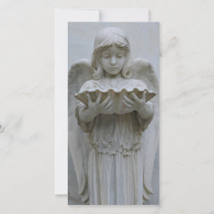Baptismal Angel (frontvy) - fotokort