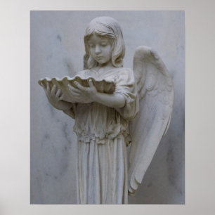 Baptismal ängel (sidoktion) 16 x 20 Poster