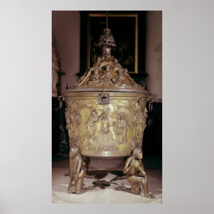 Baptismalt teckensnitt som visar poster