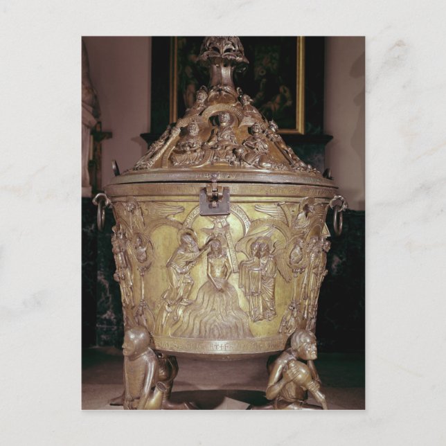 Baptismalt teckensnitt som visar vykort (Framsida)