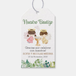 Baptismens Tack Märkre. Gift Märkres Spain Girl Bo Presentetikett