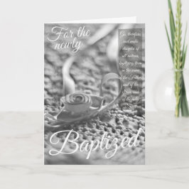 Baptismkort - skript kort