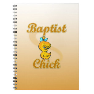 Baptist-Chick Anteckningsbok Med Spiral
