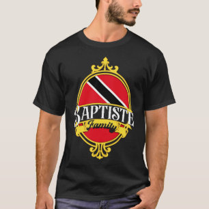 Baptiste Family Trinidad och Tobago Flagga T Shirt
