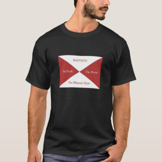 Baptistiska Memes: Baptistisk flagga Tee Shirt