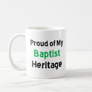 baptistiskt arv kaffemugg