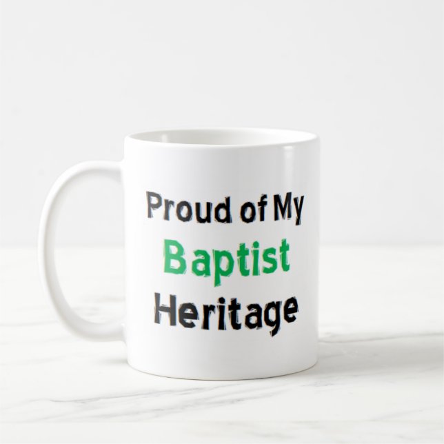baptistiskt arv kaffemugg (Vänster)