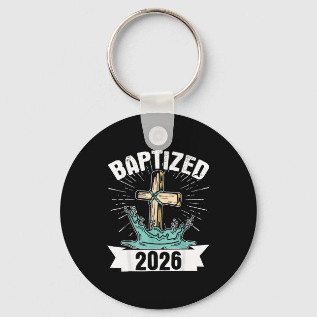 Baptized 2026  nyckelring (Framsida)