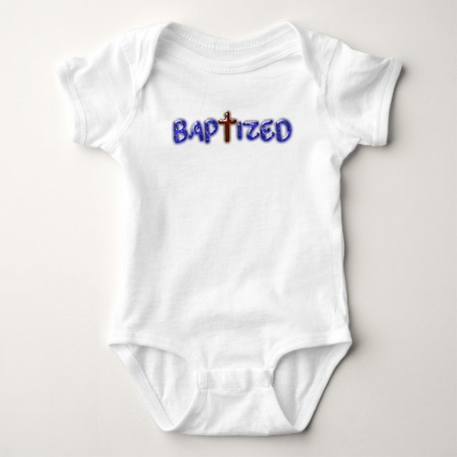 Baptized Baby Bodykosti - Baptism - Särskilda till T Shirt (Framsida)