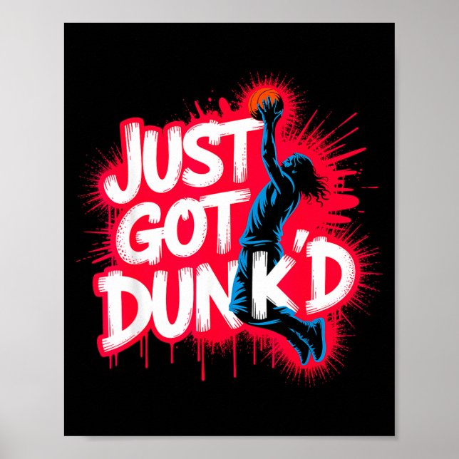 Baptized Jesus Just Got Dunked Baptism  Poster (Framsidan)