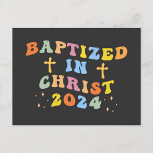 Baptizerad i Kristus Helg Vykort