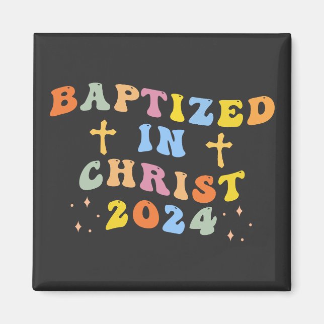 Baptizerad i Kristus Magnet (Framsidan)