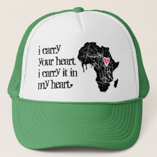 Bär afrika hjärta truckerkeps