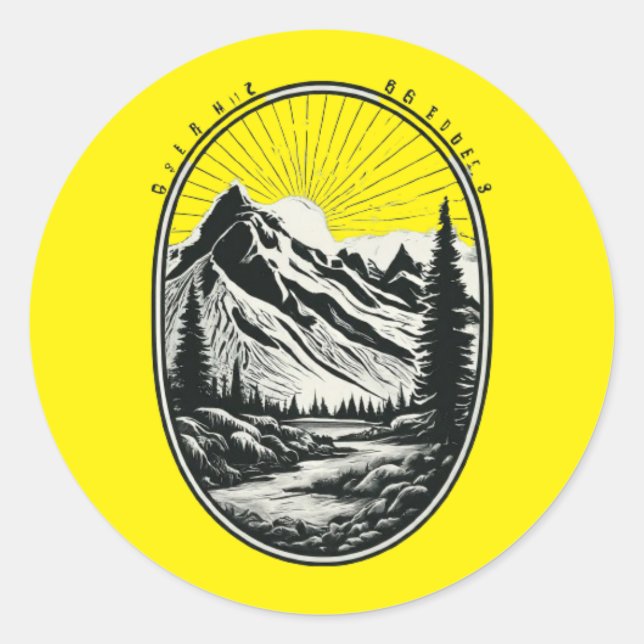 Bär årstiderna runt klistermärke (Framsida)