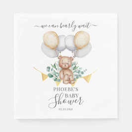 Bär att vi kan tidigt vänta på Eucalyptus babyskor Pappersservett