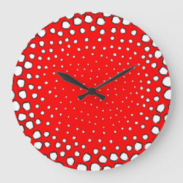 Bär av röda fjädrar från fasaner stor klocka