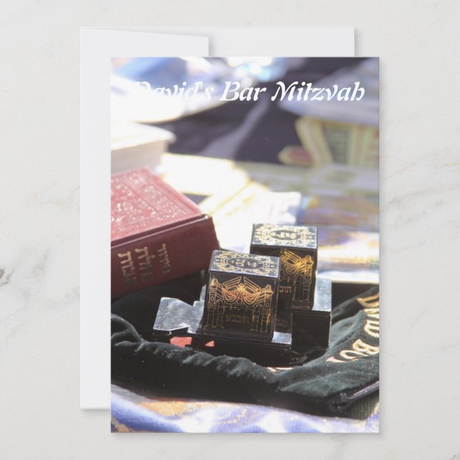 Bar/Bat Mitzvah Inbjudningar (Framsida)
