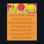 Bar Bat Mitzvah Införande/Kort Blommor 2<br><div class="desc">Bar Mitzvah eller Bat Mitzvah-bifogad eller riktningskort "Blommor"</div>