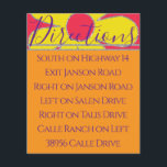 Bar Bat Mitzvah Införande/Kort Blommor 2<br><div class="desc">Bar Mitzvah eller Bat Mitzvah-bifogad eller riktningskort "Blommor"</div>