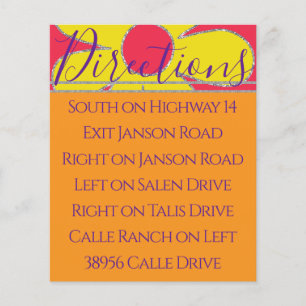 Bar Bat Mitzvah Införande/Kort Blommor 2