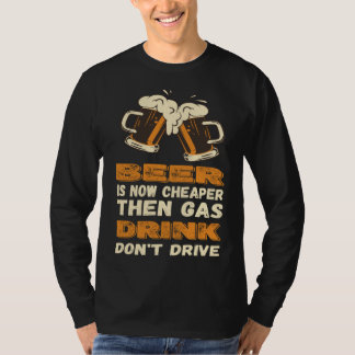 Bär billigare, sedan gasfyndig gasinflation politi t shirt
