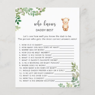 Bär blommigt som känner DADDY bäst