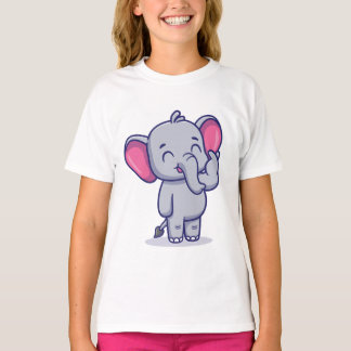 Bär din favorit elefant med stolthet t shirt