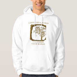Bär Din Värld – Gyllene Design Hoodie