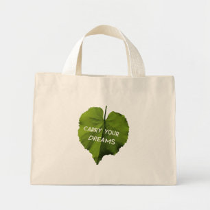 Bär dina drömmar - Smal tote Bag Mini Tygkasse