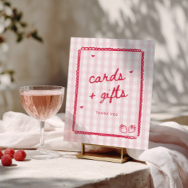 Bär Förälskad Jordgubbs Kort Och Gåvor  Poster