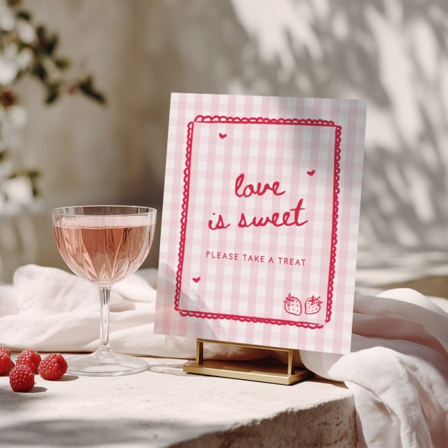 Bär Förälskad Jordgubbskärlek är Sött Poster (Skapare uppladdad)